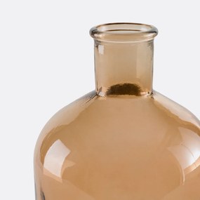 Vaas in glas H28 cm, Botelia