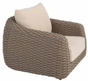 4 Seasons Outdoor Maxime loungestoel terre  Loungestoel    bruin weerbestendig