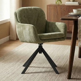 Draaibare Eetkamerstoel Groen