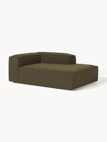 Chaise longue hoekmodule Lennon uit bouclé
