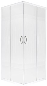 Kerra Xenia douchecabine met schuifdeur 90x90cm wit mat