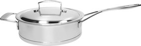 Demeyere Silver 7 Sauteerpan met dubbelwandig deksel 24 cm / 2,8 l - Silver 7 - Demeyere