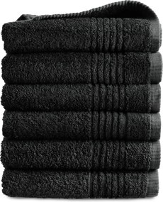 Handdoek Supreme Collectie - 6 stuks - 50x100 - zwart