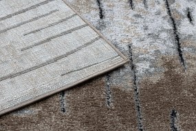 Tapijt modern COZY 8876 Rio - Structureel,  twee poolhoogte , bruin