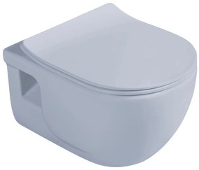 Sapho Brilla randloze toiletpot 36.5x53cm lichtblauw mat