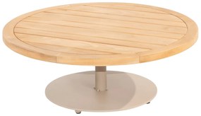 4 Seasons Volta koffietafel - teakhout/taupe - Ø80