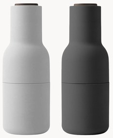 Zout- en pepermolen Bottle Grinder met walnootdeksel, 2-delig