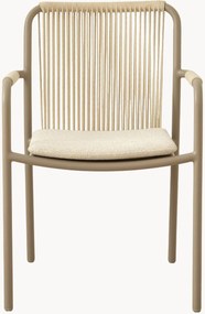 Tuin eetstoelen Peralta met armleuning, 2-delig