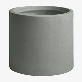 Aurevi Betonnen Bloempot Ø30 Cm & Grijs – Koel - Sklum