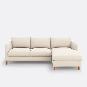 4-zits rechthoekige slaapbank in polyester, LOMÉO