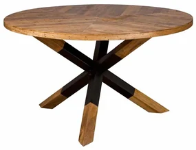 Tower Living Ronde Eettafel Naturel Viola - 130 X 130cm.