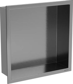 Mexen X-Wall-R nisplank met flens 30 x 30 cm, geborsteld geweergrijs - 19E0303010