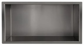 Wiesbaden Demis inbouwnis 30 x 60 x 10 cm gunmetal 33.4269