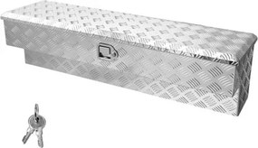 VEVOR Truck Bed Tool Box, aluminium gereedschapskist met profiel, opbergorganizer met slot en sleutel, ideaal voor pick-uptrucks, vrachtwagenbedden, campers en aanhangers, 1219 x 340 x 330 mm