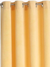 Fluwelen dim-out gordijnen Nora met ringen, 2-delig, B 140 cm