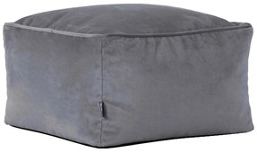 Amara Poef Velvet - Grijs