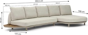 Hoek loungeset 5 personen Rope Zand/Beige  Coco Dunea