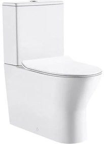 GO by Van Marcke Tina PACK staand toilet zonder spoelrand met reservoir met Geberit spoelmechanisme met dunne softclose en takeoff zitting wit 20002294