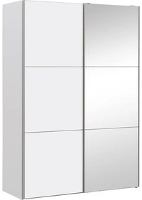 Goossens Kledingkast Easy Storage Sdk, 203 cm breed, 220 cm hoog, 2x 3 paneel spiegel schuifdeuren