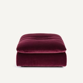 Modulaire fluwelen voetensteun, GIULIANO