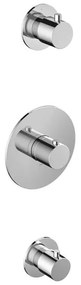 Hotbath Buddy inbouwthermostaat - 2 stopkranen - Chroom CB007EXTCR