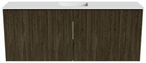 Mondiaz Joya 100cm toiletmeubel shadow met wastafel faye midden zonder kraangat talc