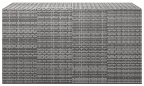 vidaXL Tuinbox 194x100x103 cm polyetheen rattan grijs