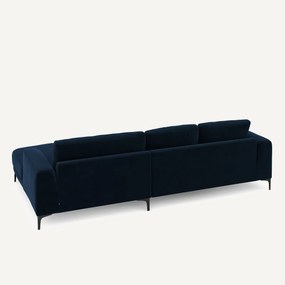 XL hoekbank rechts in fluweel, MARSILE