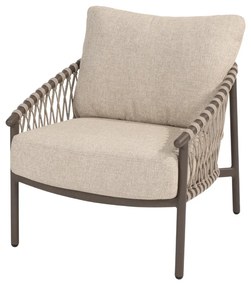 4 Seasons Outdoor Allora loungestoel terre SALE Loungestoel   bruin weerbestendig