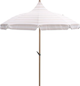 Garden Impressions Aloha stokparasol taupe - ecru Ø200 cm