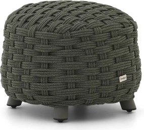 + 10% kassakorting | Voetenbank tuin | Manifesto Pergine | Rope (touw) | Groen | ø 50cm | Kees Smit Tuinmeubelen