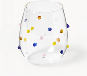 Mondgeblazen borosilicaatglazen Perli, 4-delig