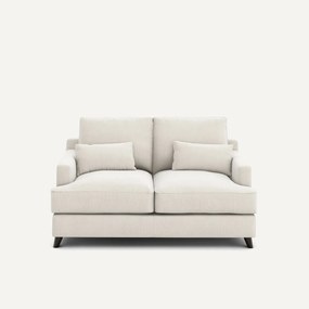 2-zits compacte bank in chenille fluweel, Alwine