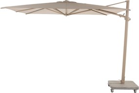 Siesta premium zweefparasol 300x300 cm latte frame sand 4 Seasons Outdoor