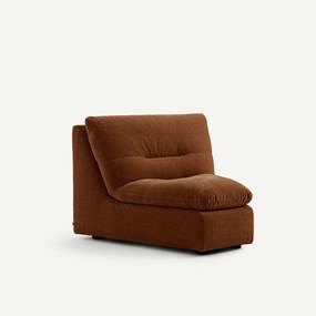 Modulaire hoekzetel in chenille fluweel, Giuliano