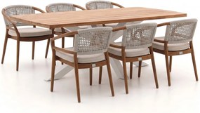 Diningset Bellagio | 6 personen | Tuinset teakhout | 7-delig | Kees Smit Tuinmeubelen