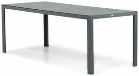 Tuinset 6 personen 210 cm Aluminium/textileen Grijs Hartman Alice/Venustas