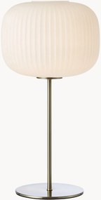 Grote tafellamp Sober van glas
