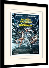 Ingelijste poster James Bond - Moonmaker