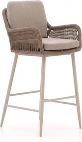 Barkruk tuin | Intenso Isorella | Rope (touw) | Taupe | Tuinstoel | Kees Smit Tuinmeubelen