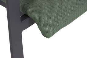 Tuinset 4 personen 180 cm Aluminium/textileen Groen Lifestyle Garden Furniture Brandon/Veneto