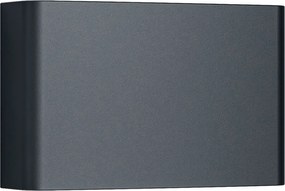 LED Wandlamp Brinton Victo - Antraciet 6W 16x10cm