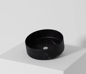 Resigres Lavabo 8003 waskom rond 40x10cm solid surface marquina