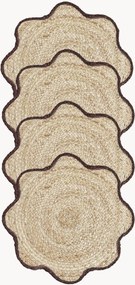 Juten placemats Hovdal, 4-delig
