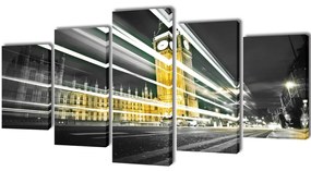 vidaXL Canvasdoeken Londen Big Ben 200 x 100 cm