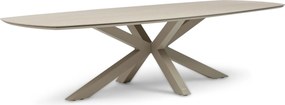 Dining Tuintafel rechthoekig 300x 120 cm Zand/Beige Voyage