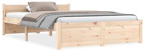 vidaXL Bedframe massief hout 135x190 cm 4FT6 Double