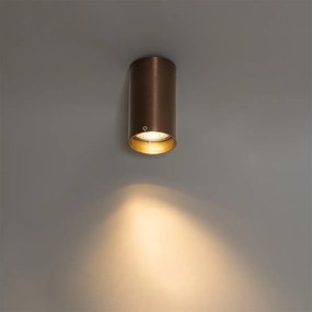 Moderne spot donkerbrons 5,5 cm - Tuba