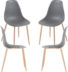 Set 4 Mykle Stoelen