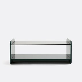 Salontafel van lak en gehard glas, Ericson